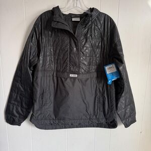 Columbia PFG Jacket Small Black Hooded Uncharted Anorak Omni Shield (retail$130)